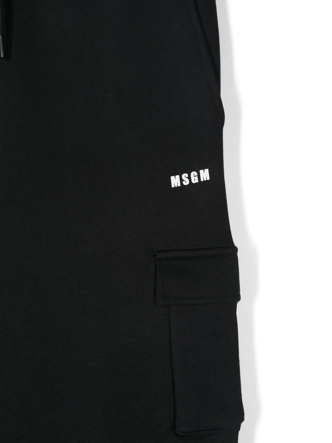 Спортивные штаны с логотипом MSGM, черный — фото 3