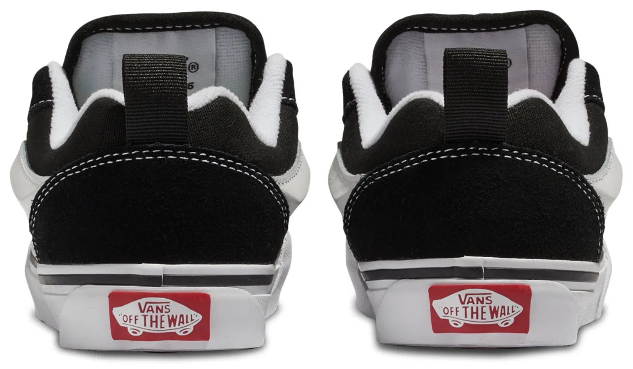 Кеды для мальчиков Knu Skool Vans, цвет Black/True White — фото 3