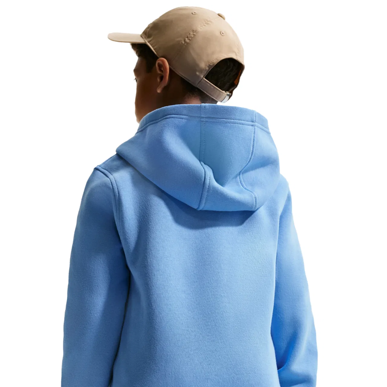 Худи для мальчиков NSW Club LBR Fleece Nike, цвет University Blue/White — фото 3