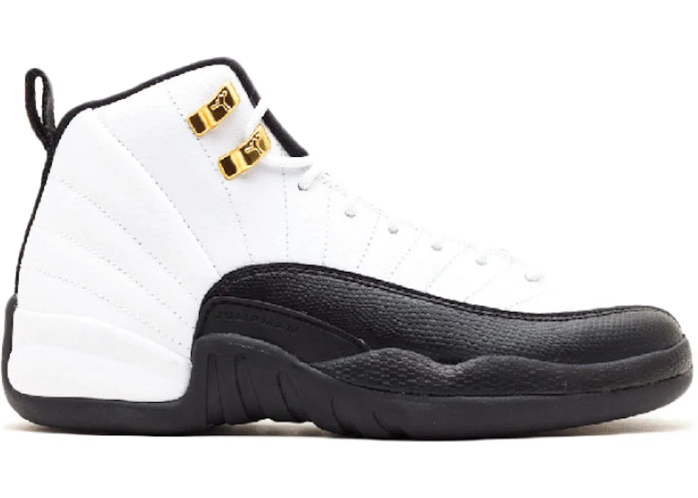 Детские кроссовки с высоким берцем Jordan 12 Retro Jordan White/Black-Taxi-Varsity Red