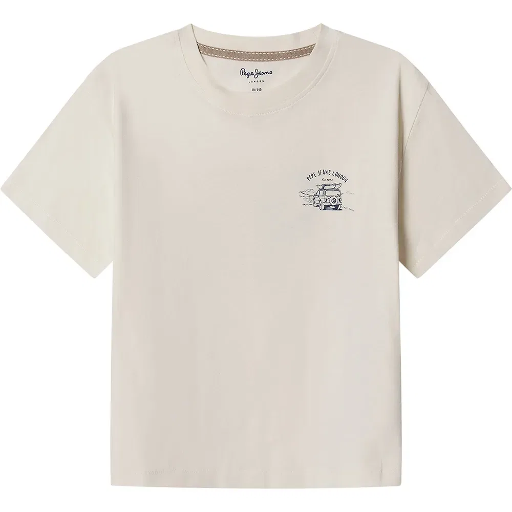 Футболка с коротким рукавом Sherlock Pepe Jeans, белый