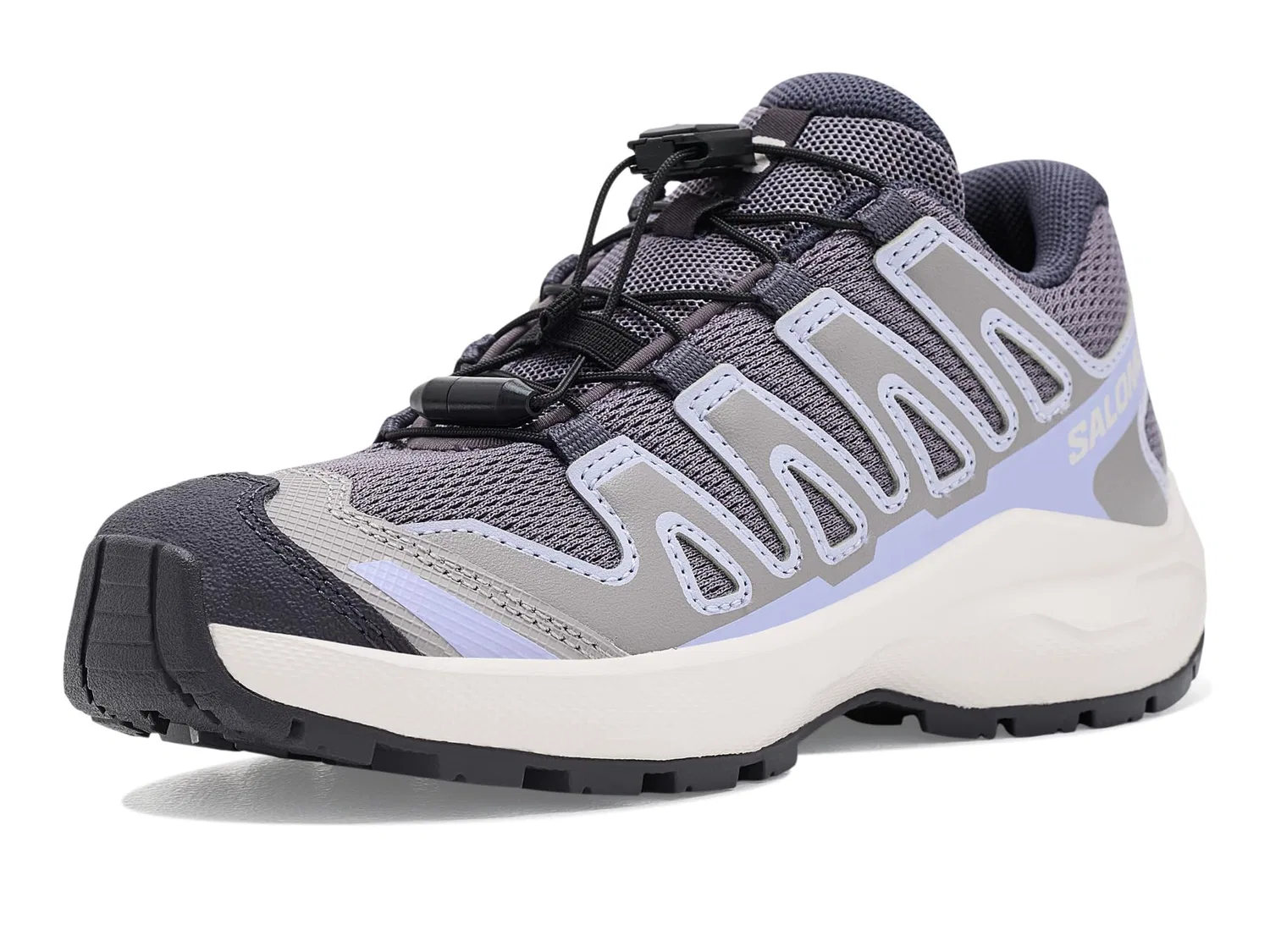 Кроссовки XA Pro (для маленьких и больших детей) Salomon Kids, Excalibur/Lilac Ash/Cosmic Sky