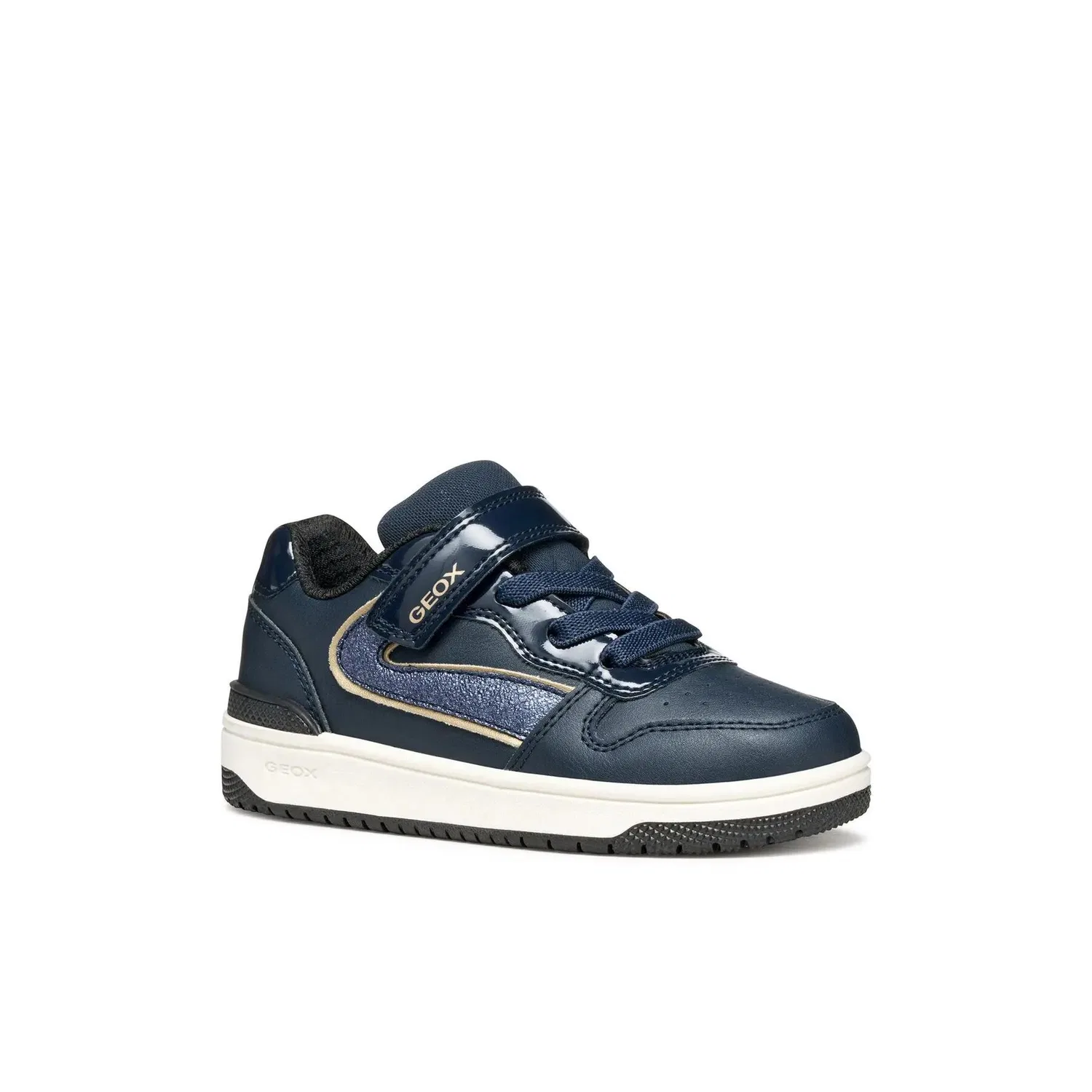 Детские кроссовки Geox Washiba A Converse, Цвет BLAU Navyblau Silber — фото 2