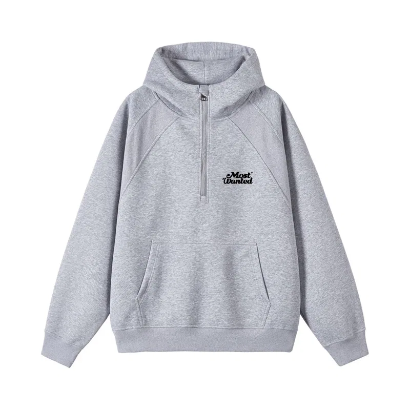Детский худи с капюшоном из хлопка MostwantedLab, Heather Gray