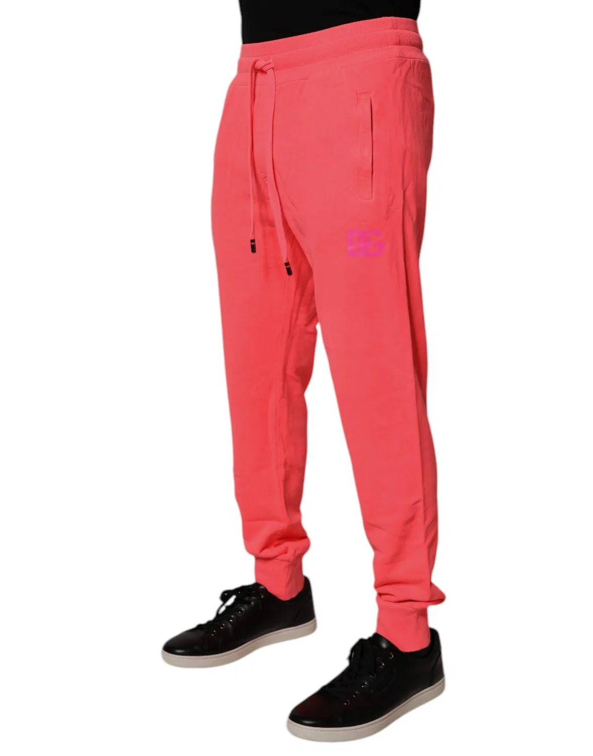 Мужские спортивные штаны с логотипом Jogger Pants Dolce & Gabbana, Red — фото 3