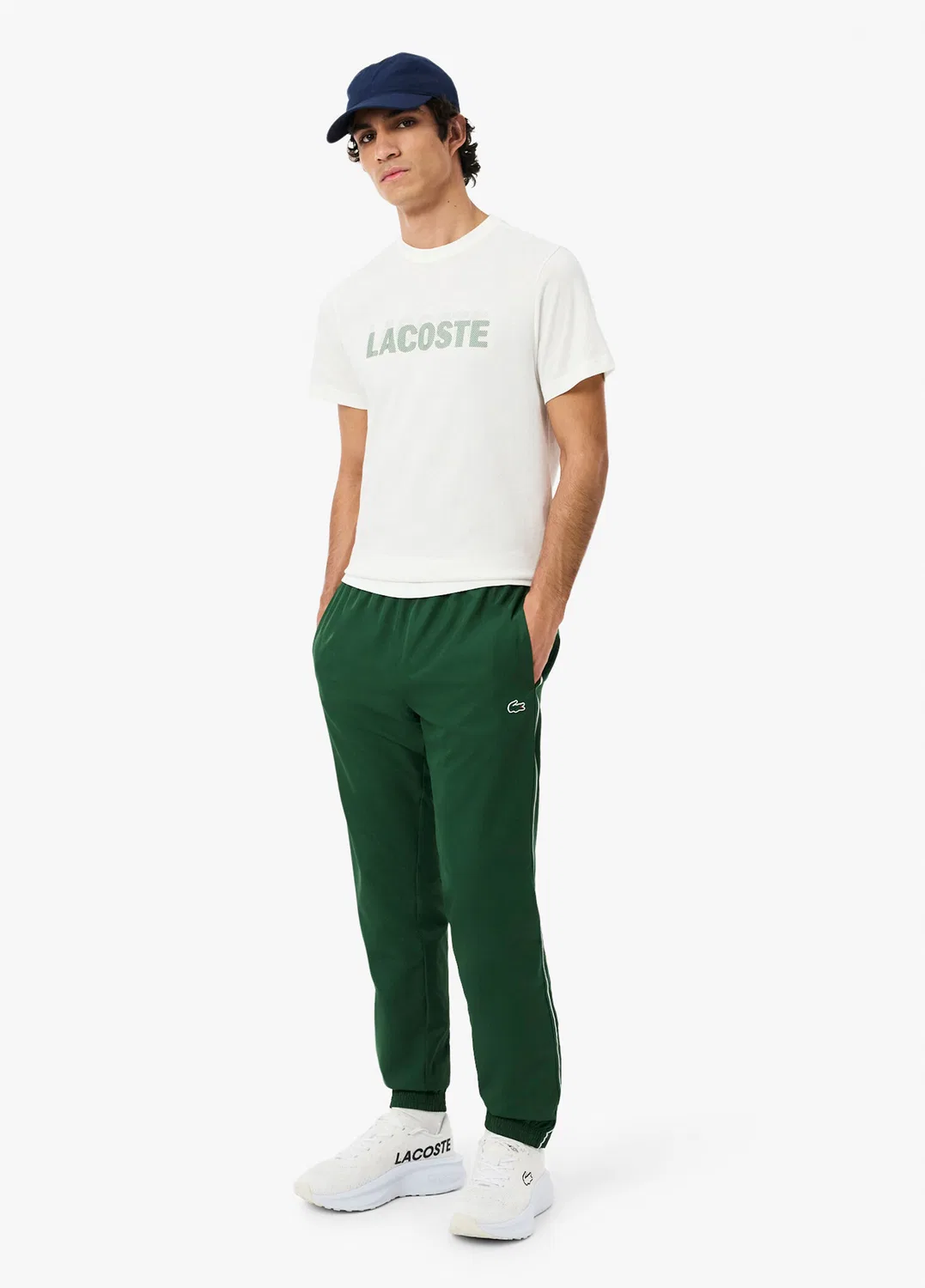 Спортивные штаны Regular Fit Lacoste, green — фото 2