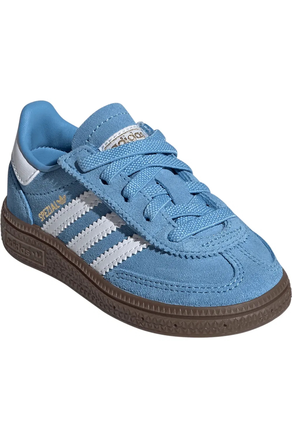 Кроссовки детские с эластичными шнурками Handball Spezial adidas, Ltblue/Ftw