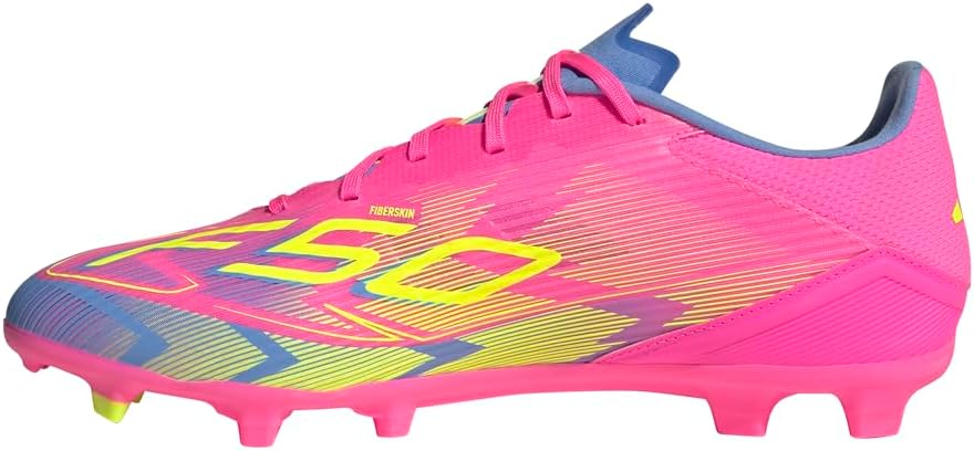 Кроссовки Adidas Unisex-Adult F50 Лига Firm Ground/Multi Ground, розовый/голубой — фото 3