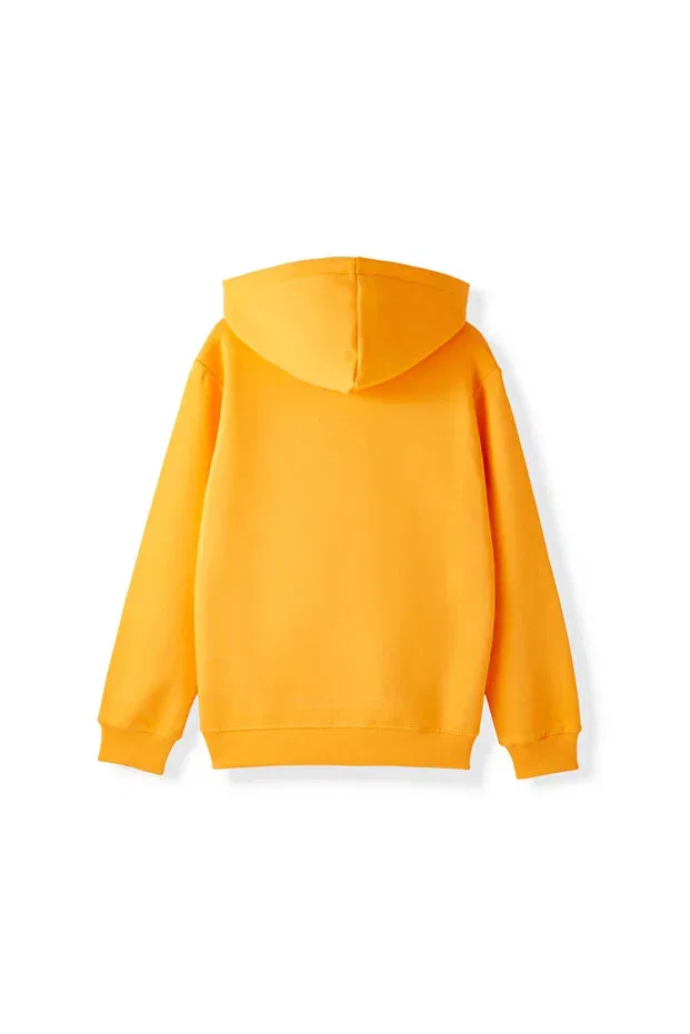 Детское худи с длинным рукавом Galatasaray puma kids hooded sweatshirt 78291406 Gsstore, Yellow — фото 2