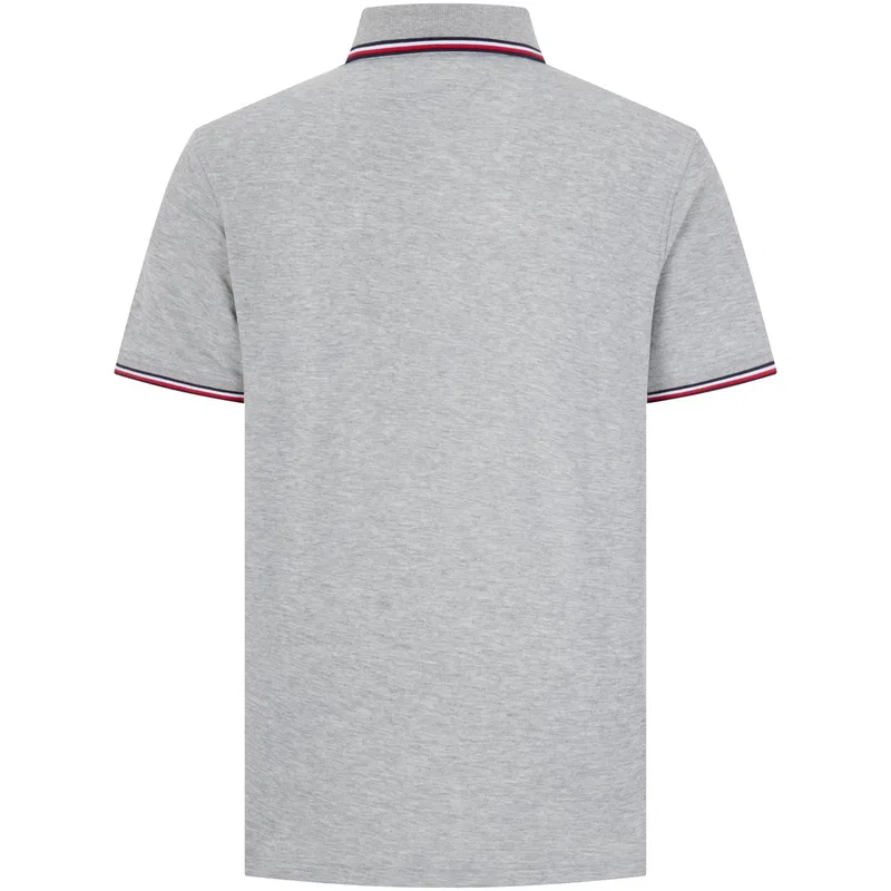 Поло мужское Mist Sky Gray, Tommy Hilfiger, Dusty Sky Gray — фото 4