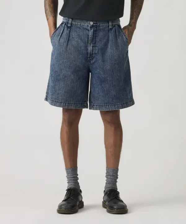 Шорты плиссированные свободные, Levi'S, черный