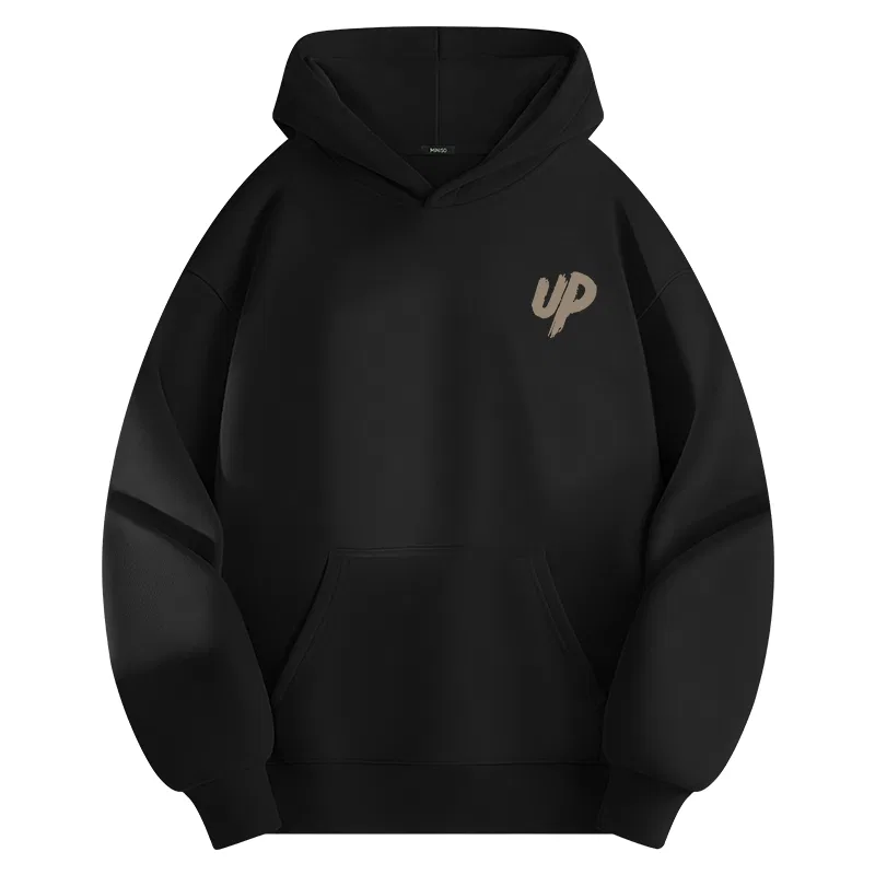 Детский худи с капюшоном утепленный MINISO, Black (With Chest Logo)