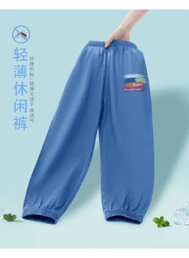 Штаны с защитой от комаров для мальчиков, джинсового вида, Jeanswest, синий