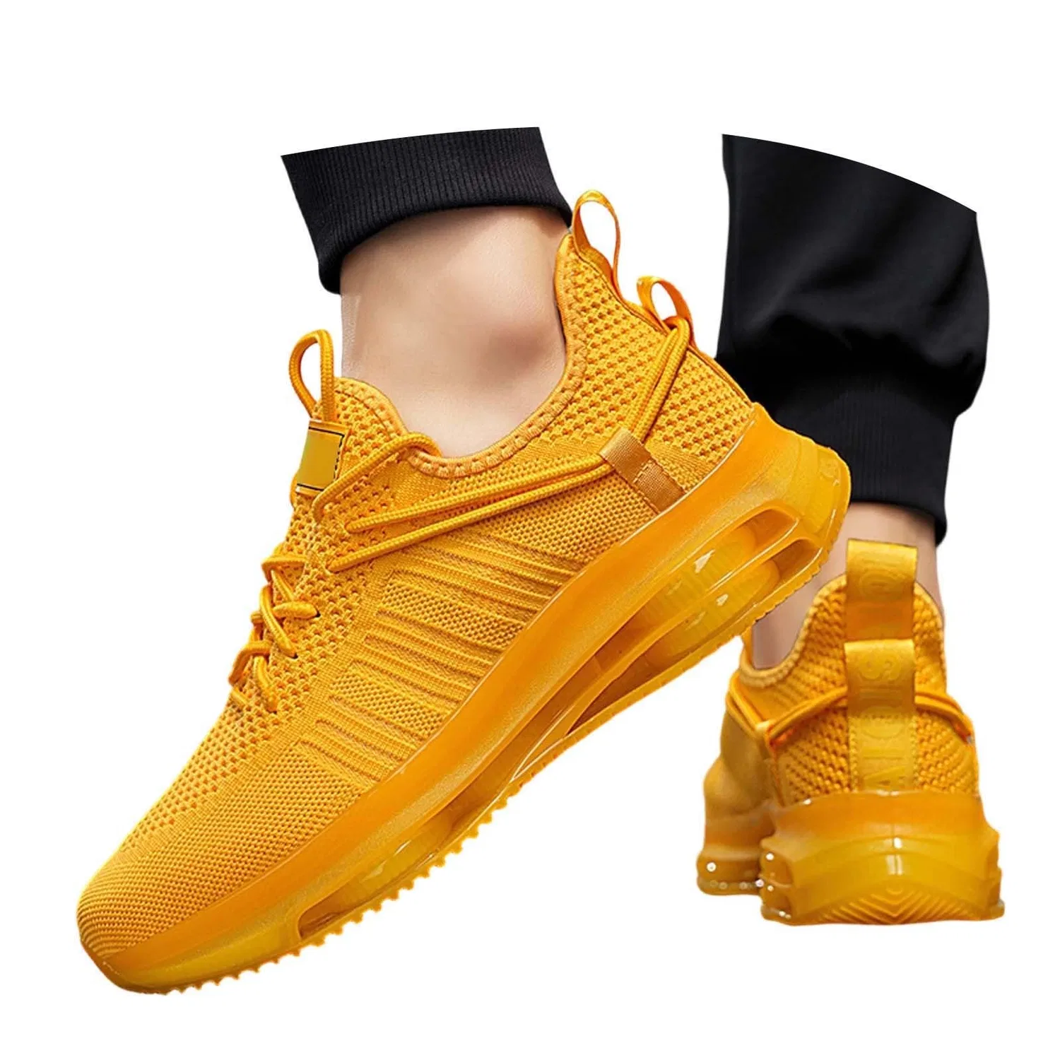 Детские кроссовки с сетчатым верхом Unisex Daily Wear Lightweight Sports, Yellow