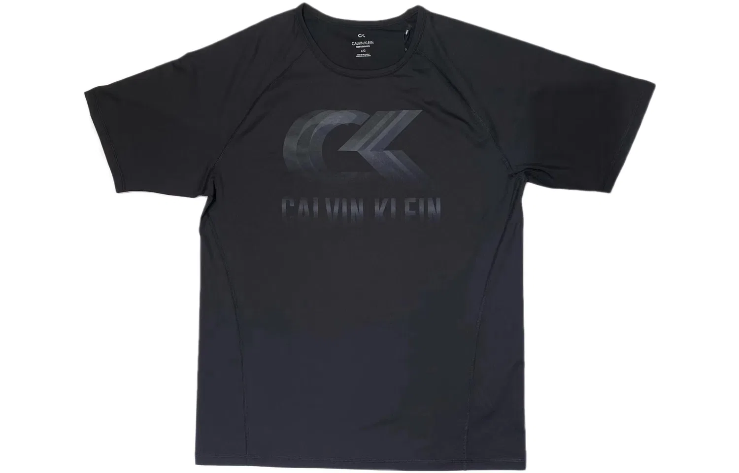 Мужская футболка с прямым кроем Calvin Klein, Black