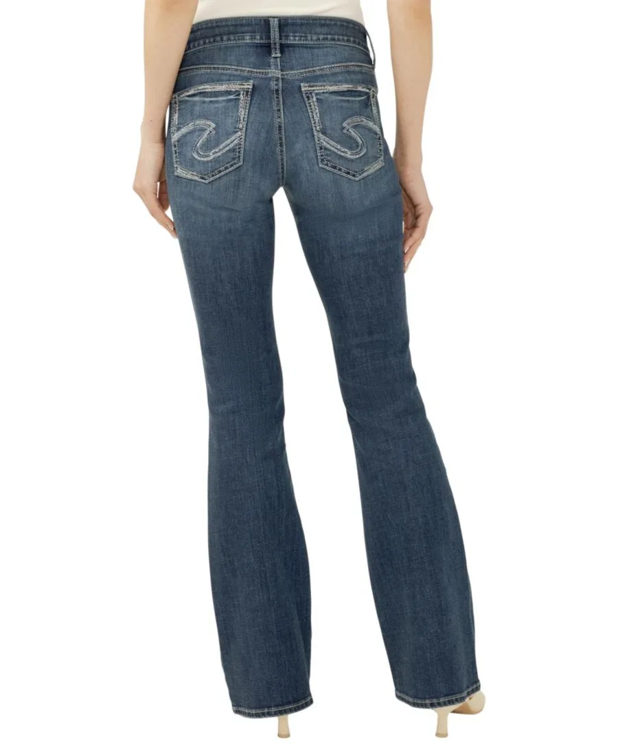 Джинсы женские Suki Mid-Rise Bootcut Luxe Stretch Silver Jeans Co., Sundown — фото 4