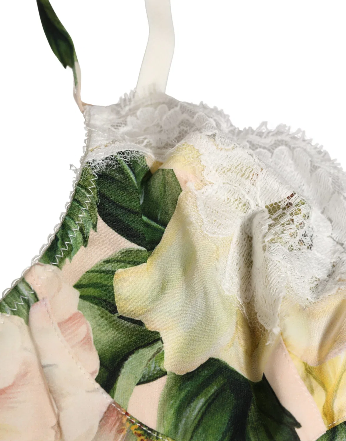 Женское бюстгальтер без косточек с цветочным принтом Soft Cup Bra Dolce & Gabbana, Multicolor — фото 4