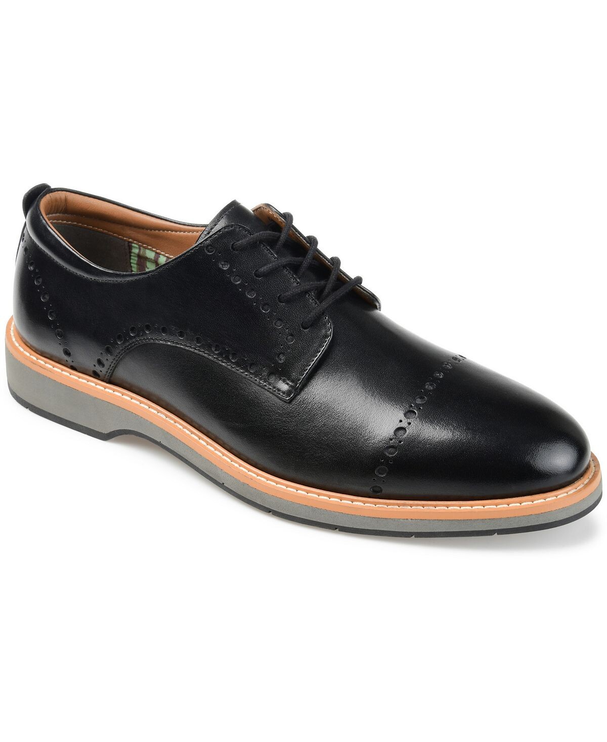 

Мужские туфли дерби fremont brogue Thomas & Vine, черный