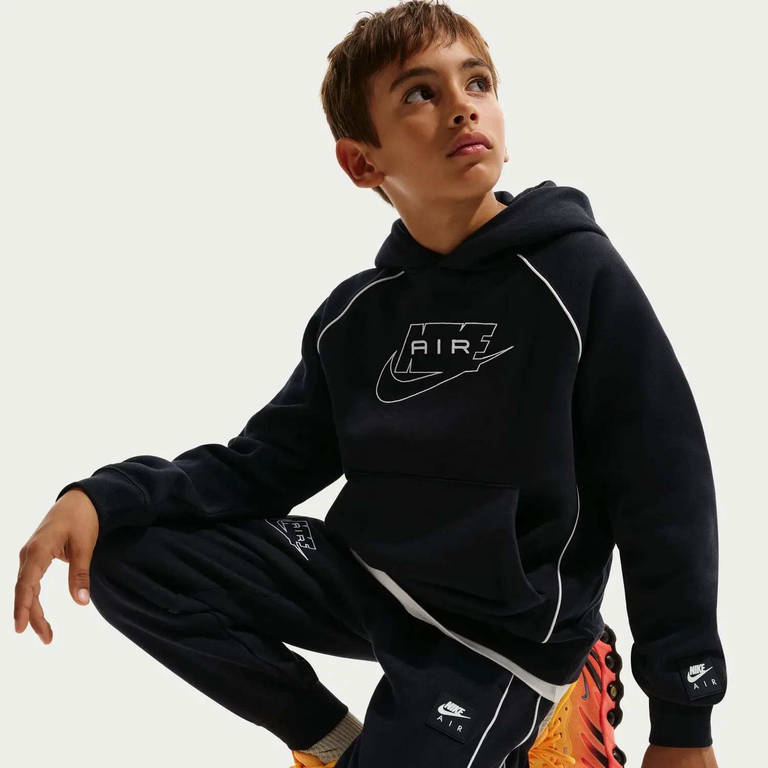 Детские спортивные штаны для мальчиков Nike, Negro — фото 4