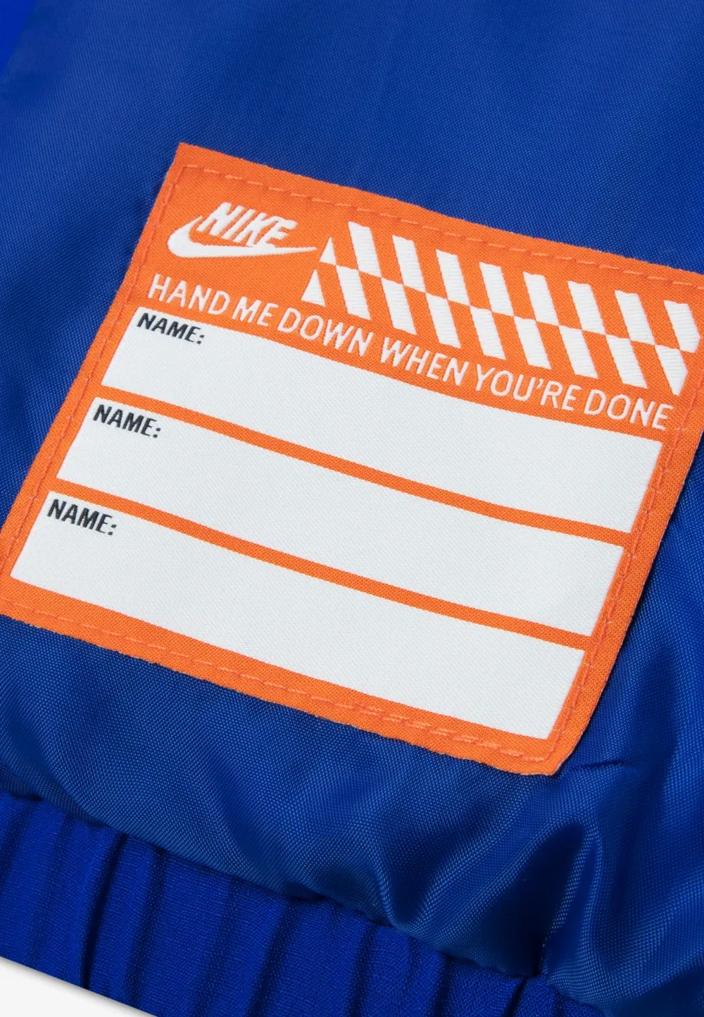 Пуховик с логотипом, выполненный в смешанной технике - зимняя куртка Nike Sportswear, Game Royal — фото 3