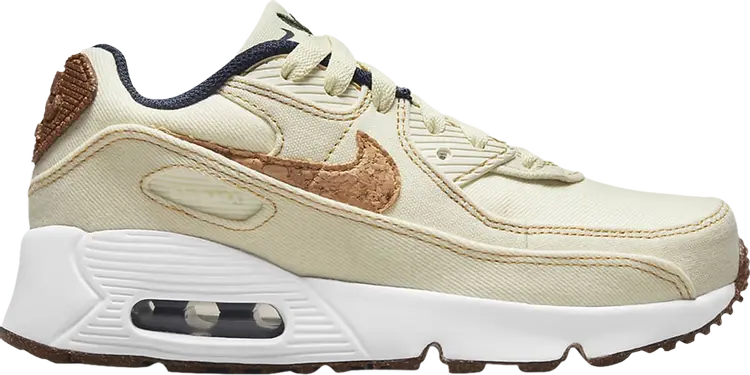 

Кроссовки Nike Air Max 90 SE PS 'Cork - Coconut Milk', кремовый