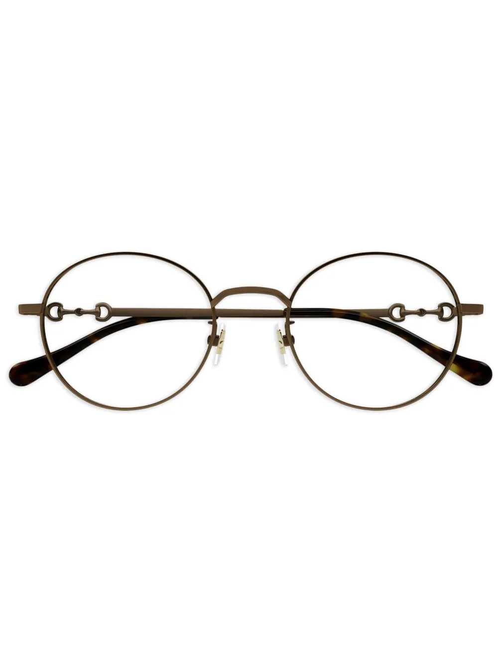 

Очки в круглой оправе Gucci Eyewear, коричневый