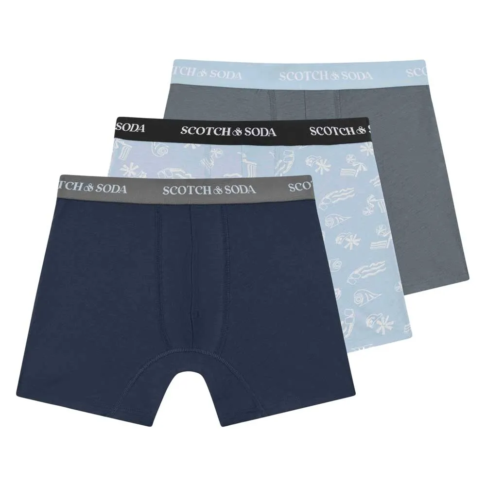 

Боксеры 3 шт Scotch & Soda SSSP25M153378, разноцветный