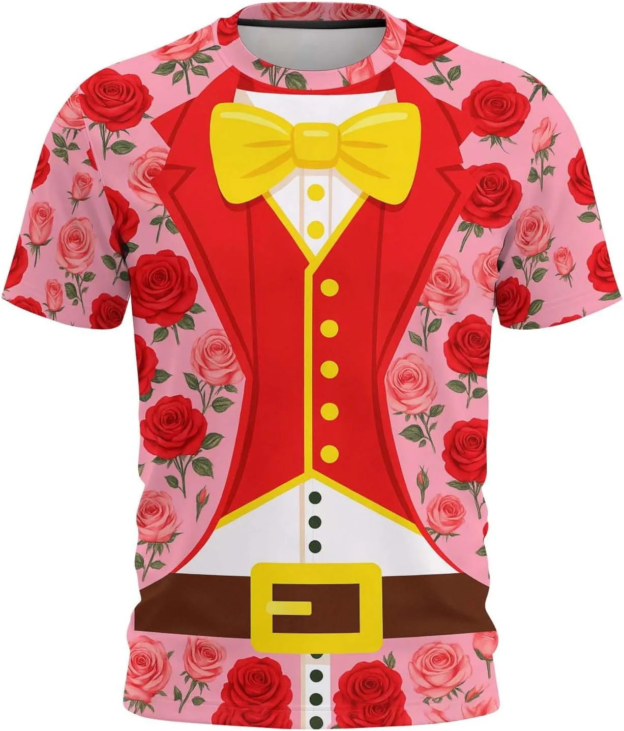 

Мужская футболка Valentine's Day Casual Loose Fit с принтом Love betible