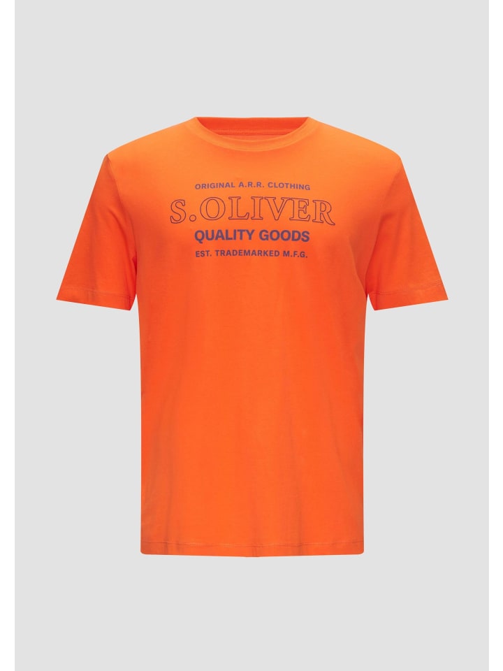 

Футболка в цвете 23D1_orange s.Oliver, Оранжевый, Футболка в цвете 23D1_orange s.Oliver