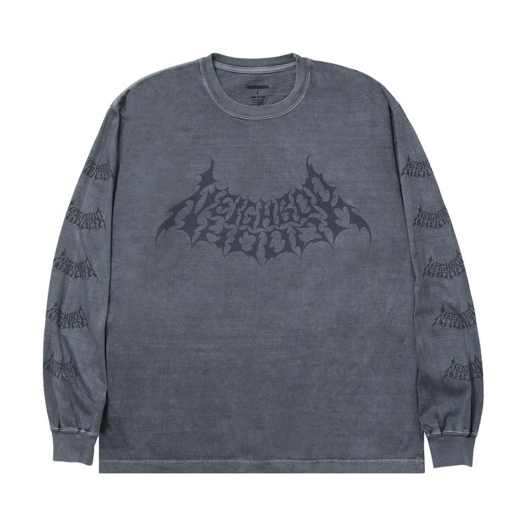 

Футболка Neighborhood Long-Sleeve 4 Tee 'Grey', серый