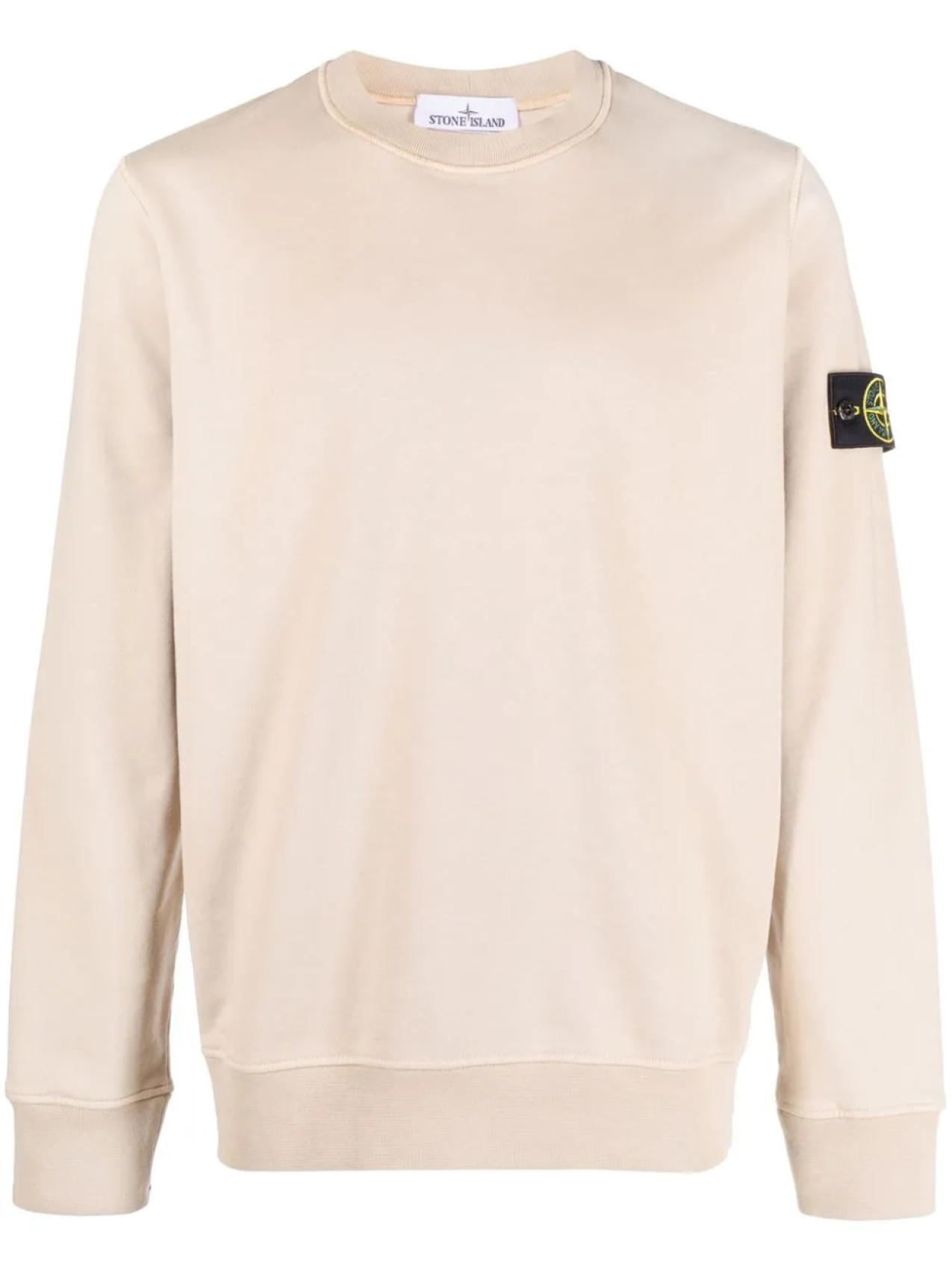 

Stone Island толстовка с нашивкой Compass, нейтральный