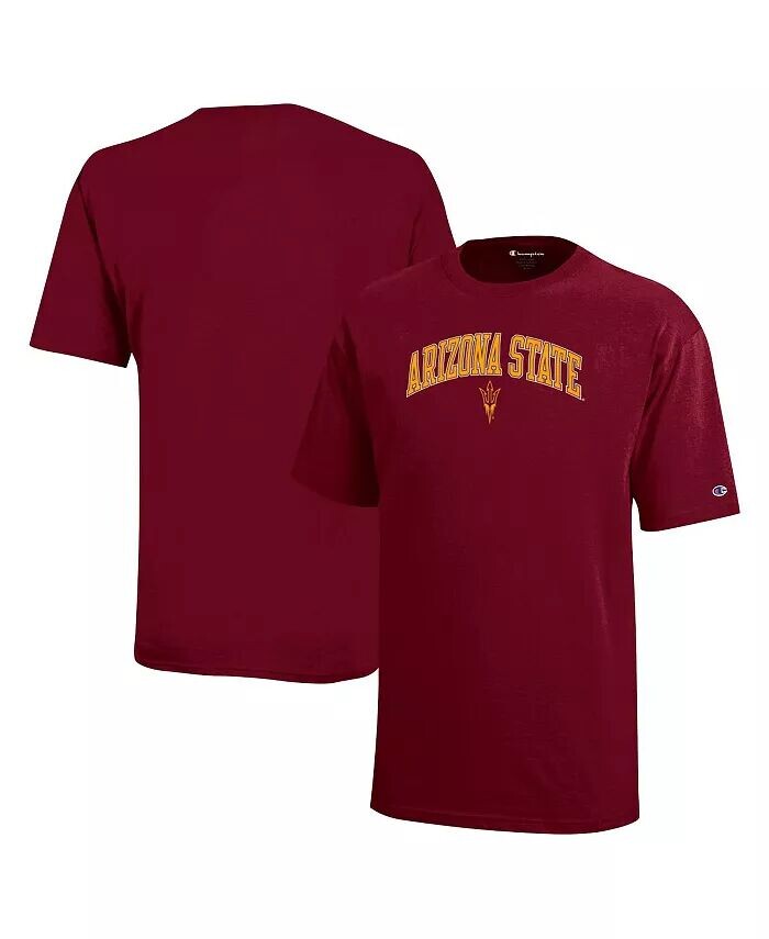 

Темно-бордовая футболка с логотипом Sun Devils для мальчиков и девочек Big Boys and Girls Arizona State Sun Devils Champion, красный