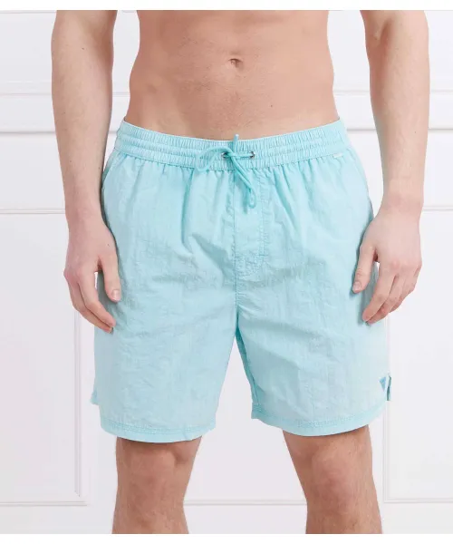 

Пляжные шорты Regular fit Guess Underwear, синий