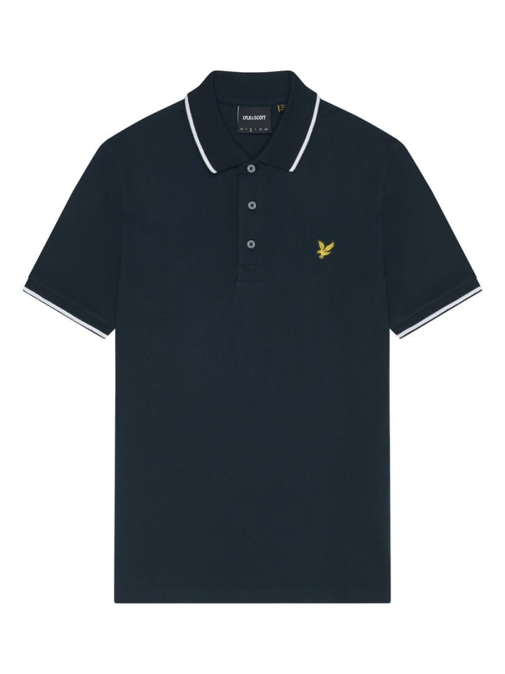 

Футболка поло Lyle & Scott, цвет dunkelblau/weiß