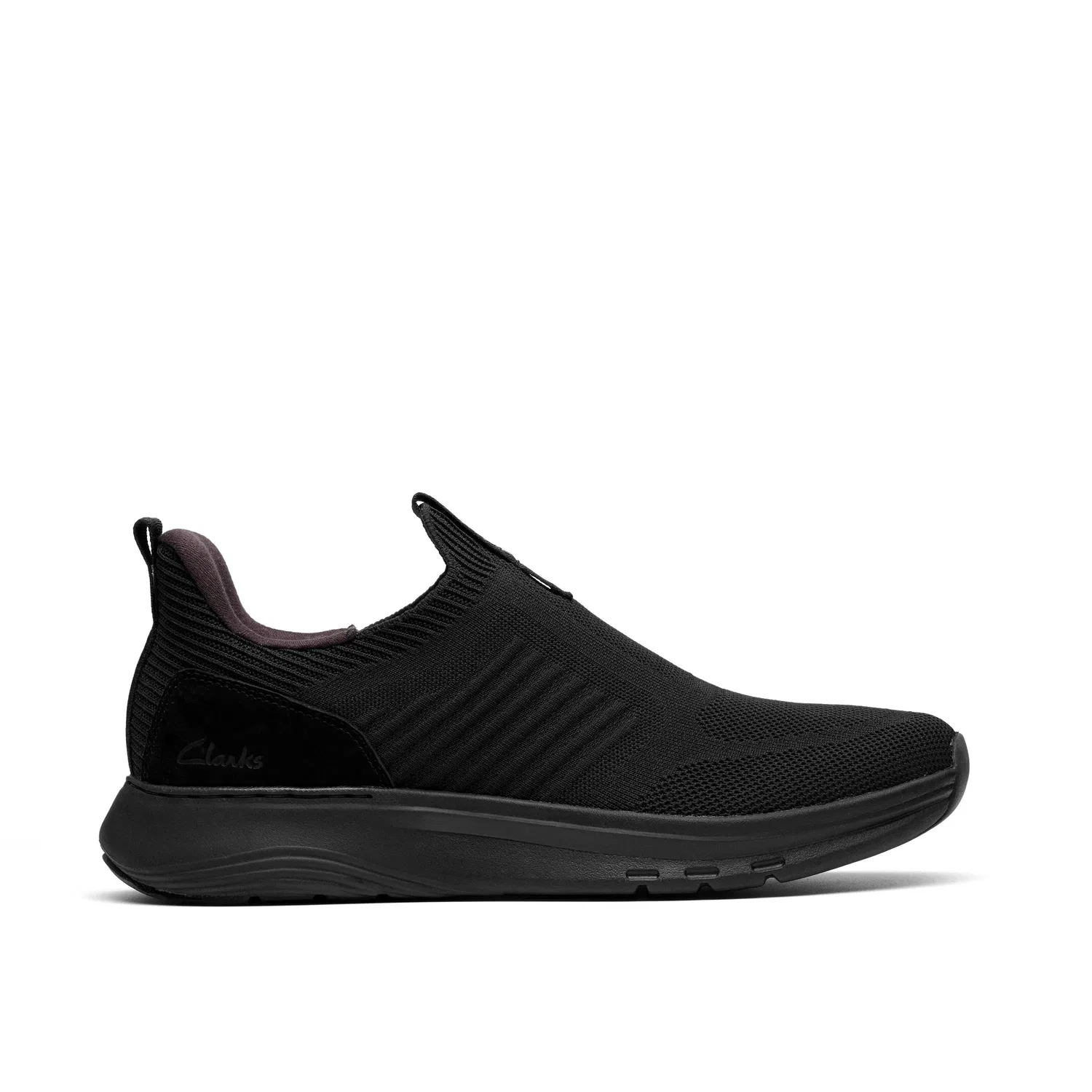 Кроссовки Clarks Motion Trek IN на шнурках, черный