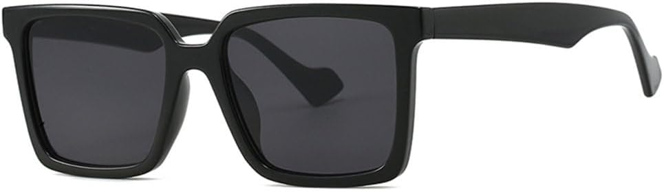 

Классические квадратные солнцезащитные очки для женщин, градиентные зеркальные линзы, защита от УФ-излучения UV400, винтажные солнцезащитные очки для мужчин MUTYNE, Black Gray