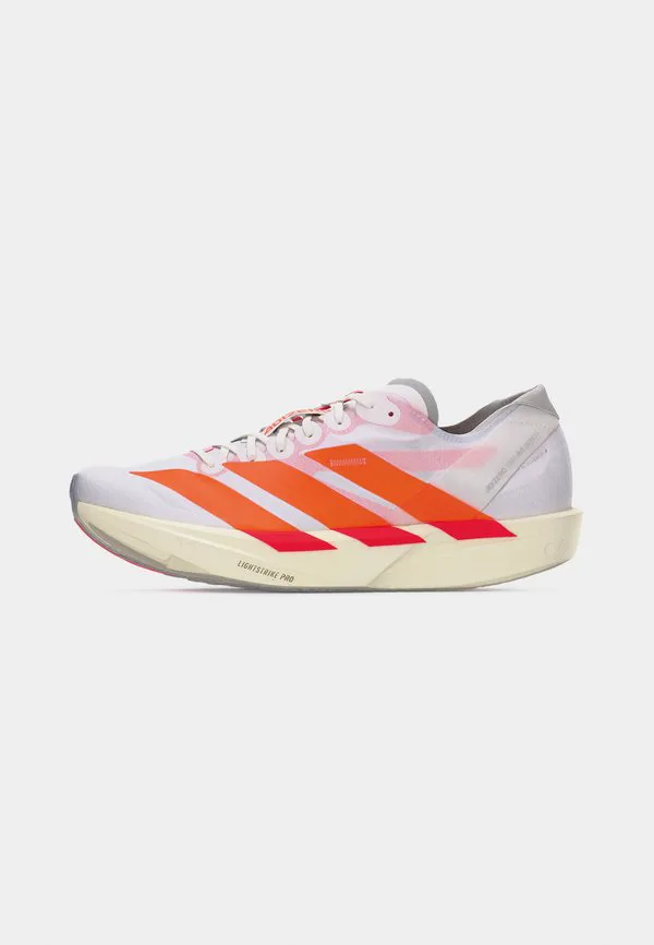 Кроссовки для бега по шоссе adizero takumi sen 11 Adidas Performance, Footwear White/Lucid Orange/Lucid Red — фото 2