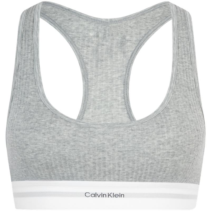 Бюстгальтер с логотипом на поясе Calvin Klein, черный — фото 3
