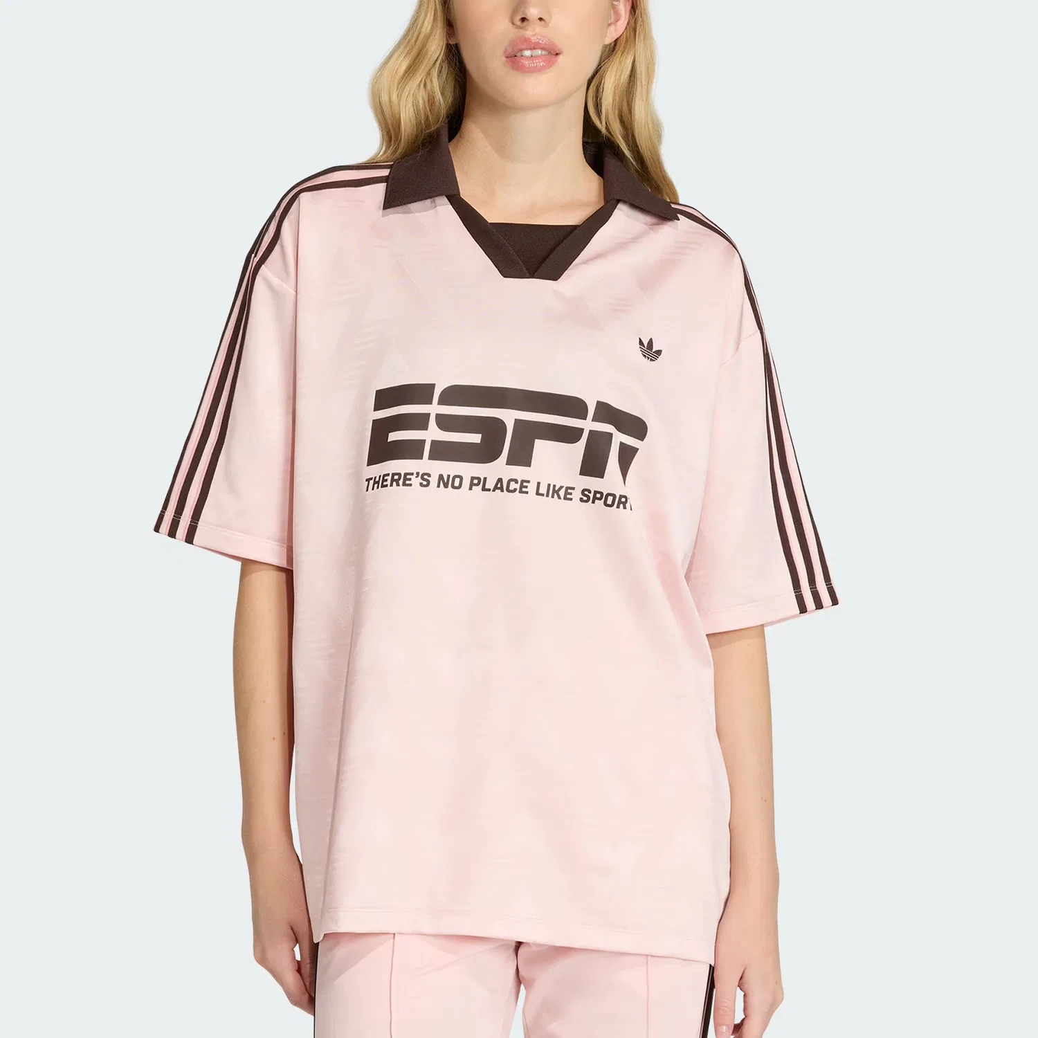 Футболка женская Soccer Jersey Adidas Originals, Light Pink — фото 4