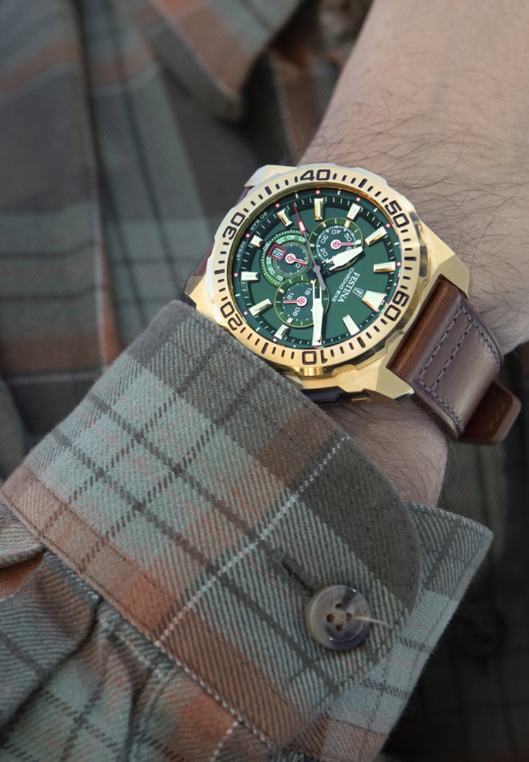 

Часы с хронографом BIKE Festina, зеленый