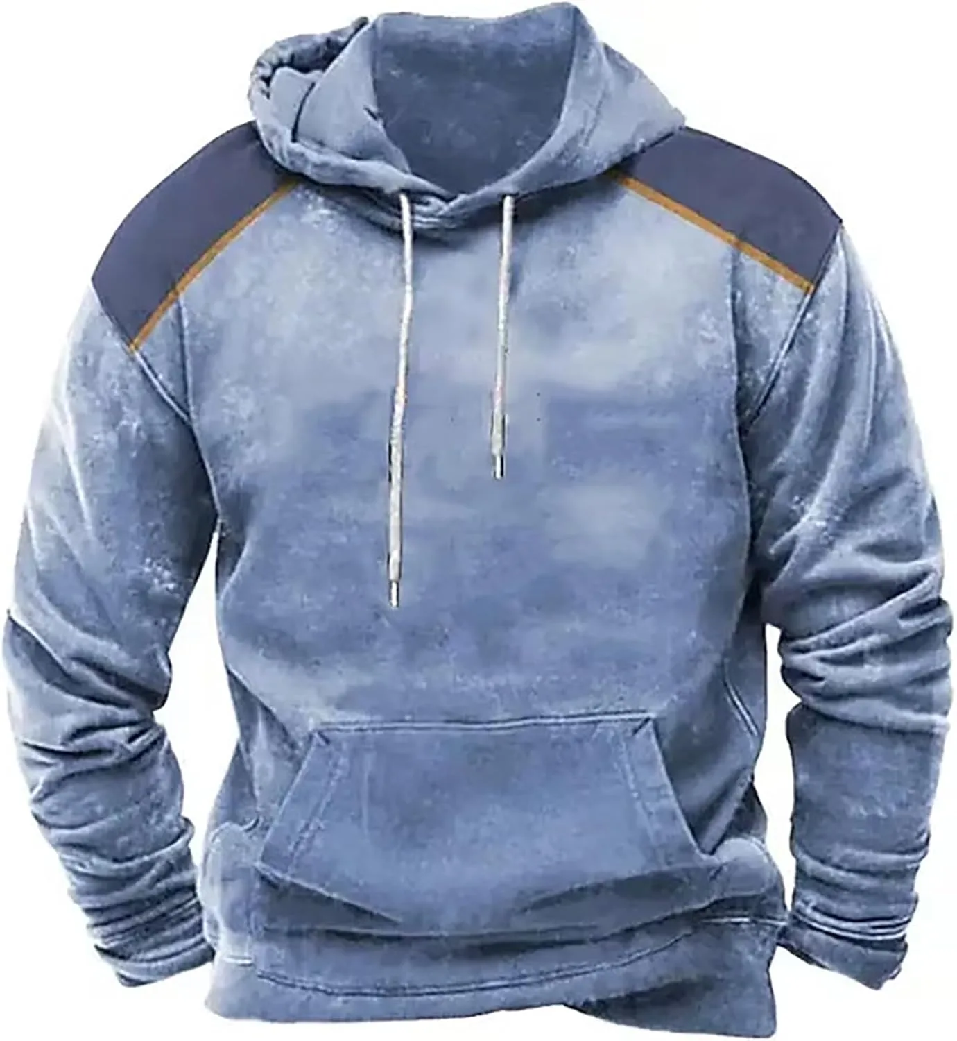 

ZYXTIM женский фэшн свитшот с тай-дай принтом, оверсайз, длинный рукав, флис