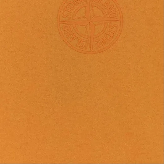 Футболка мужская оранжевая crew neck STONE ISLAND, Orange — фото 4
