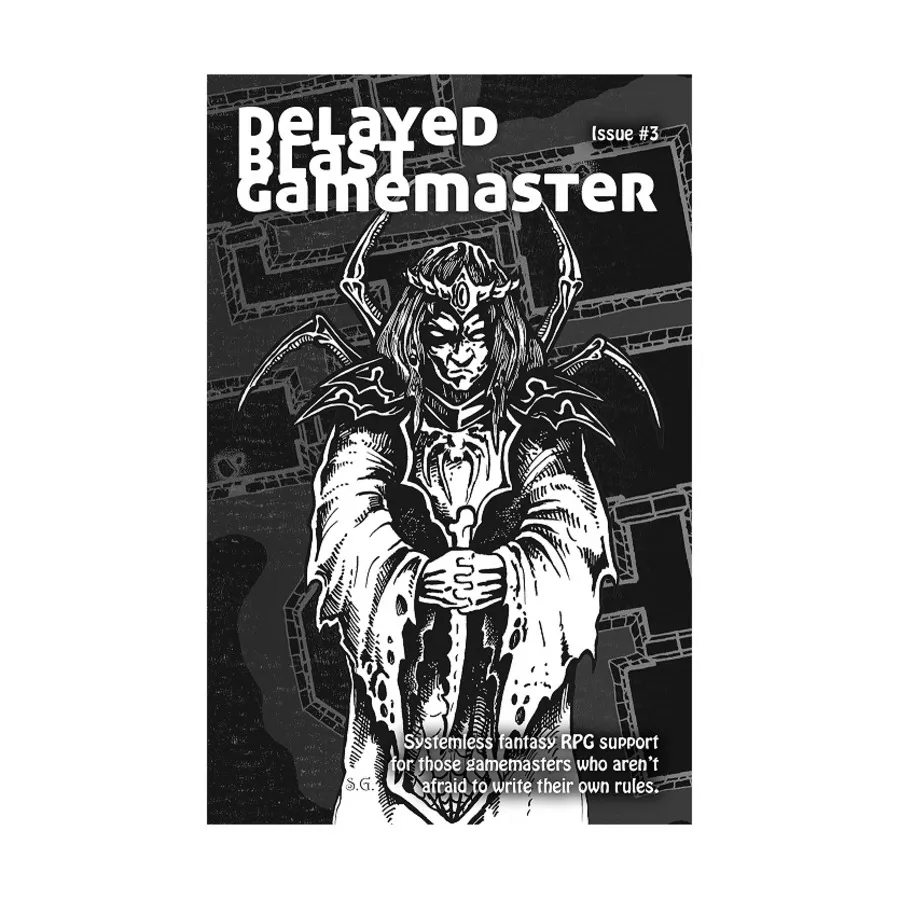 

Журнал Delayed Blast #3, "Murderer, Chaos-Tainted Rats, Giant Insect", Delayed Blast Gamemaster Magazine