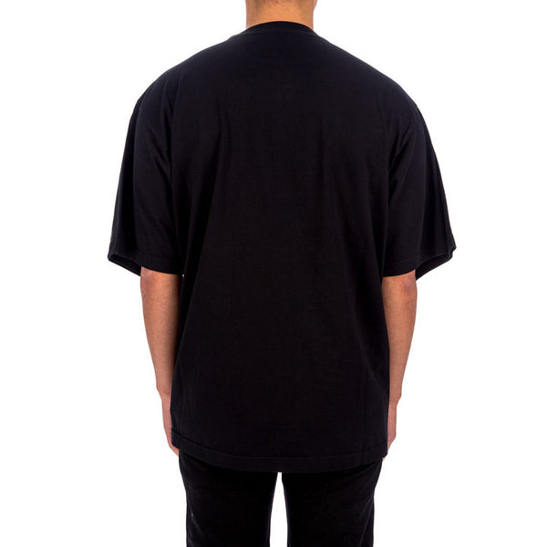 Футболка sporty b crewneck t-shirt 'black' Balenciaga, черный — фото 4