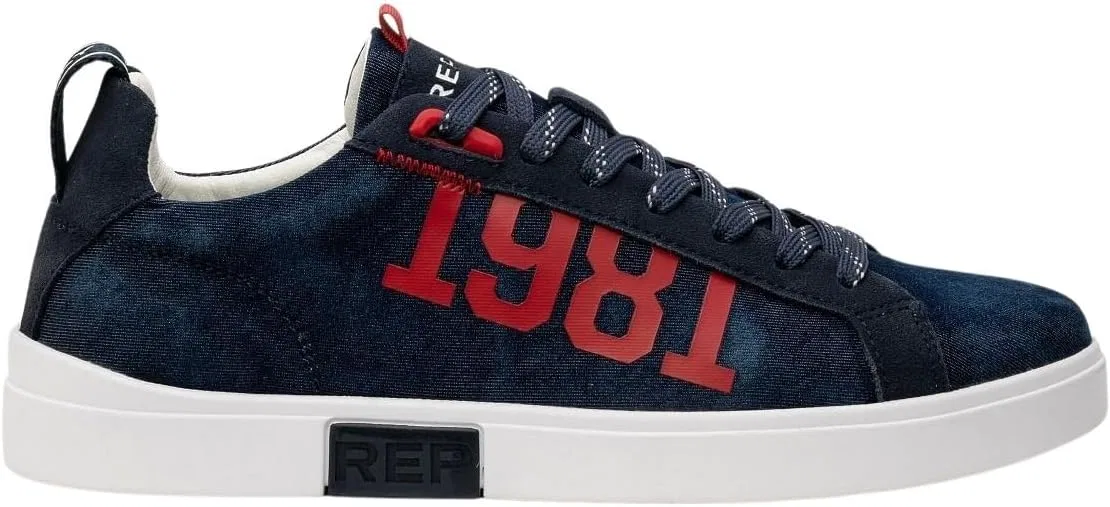 Кроссовки Replay Herren Gmz3p .000.c0023tSneaker, 290 Navy Red — фото 3