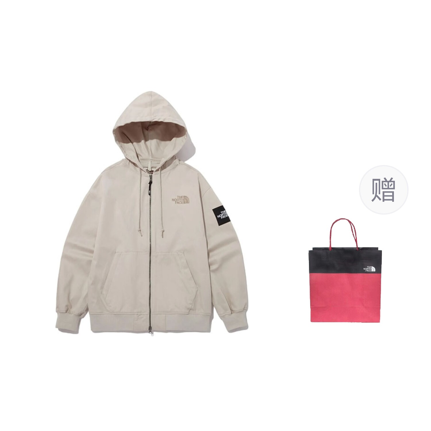 

Куртка мужская бежевая + подарочный пакет The North Face