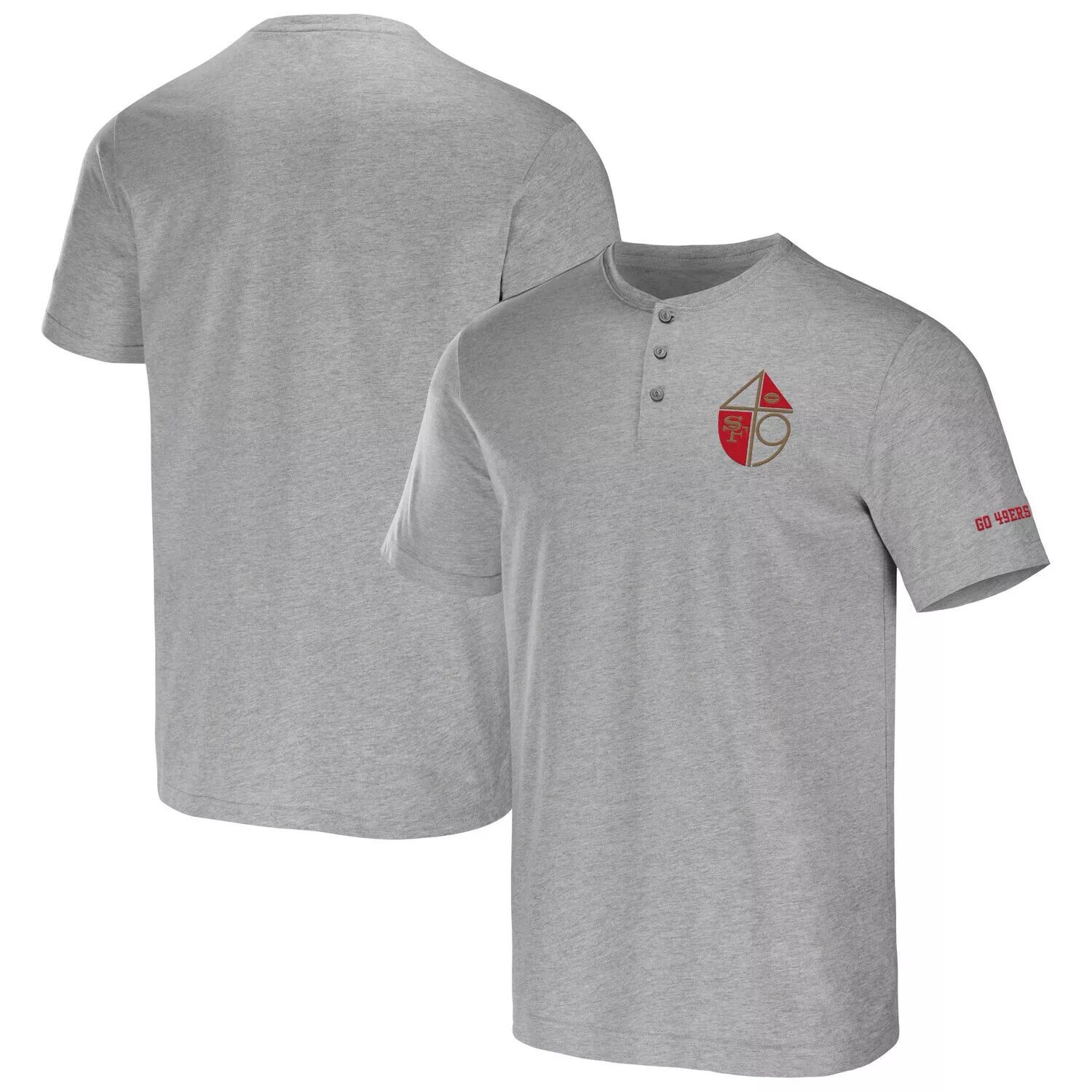 

Мужская футболка Henley San Francisco 49ers из коллекции NFL x Darius Rucker от Fanatics Heather Grey San Francisco 49ers, Серый, Мужская футболка Henley San Francisco 49ers из коллекции NFL x Darius Rucker от Fanatics Heather Grey San Francisco 49ers