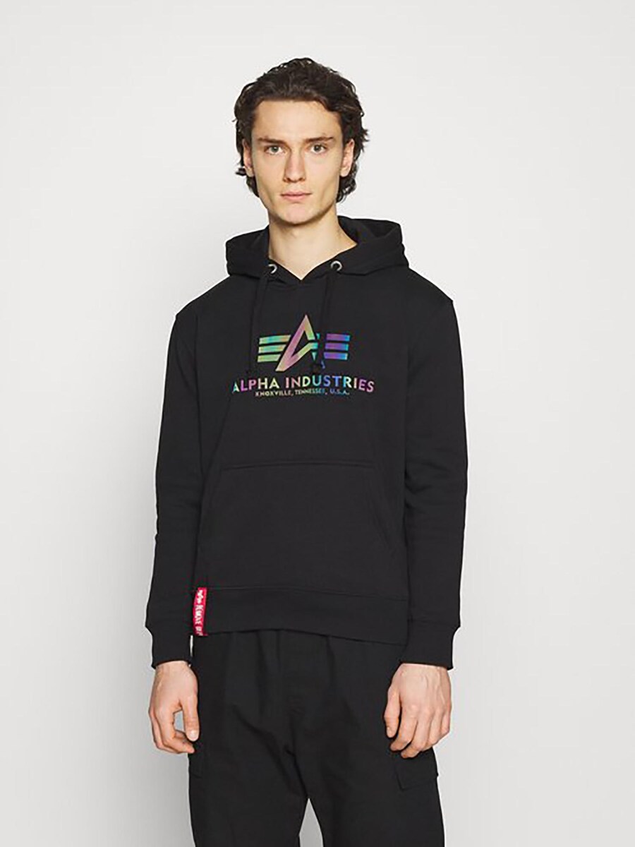

Толстовка ALPHA INDUSTRIES Basic Rainbow, Black