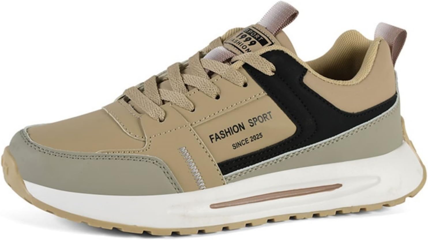 

Мужские спортивные туфли с комбинированной отделкой, повседневные шнурки, стильные низкие кеды, подходят для ежедневной и уличной носки, для прогулок, тенниса, бега и других видов спорта, модные и универсальные Aokisx, хаки