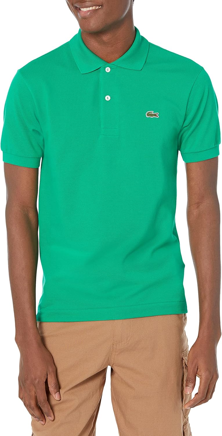 

Lacoste мужская классическая поло с коротким рукавом из пике, Grassy Bank Green, Зеленый, Lacoste мужская классическая поло с коротким рукавом из пике, Grassy Bank Green